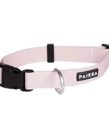 Paikka Glow Collar Pink, fluorescerende halsbånd, 35 - 48 cm