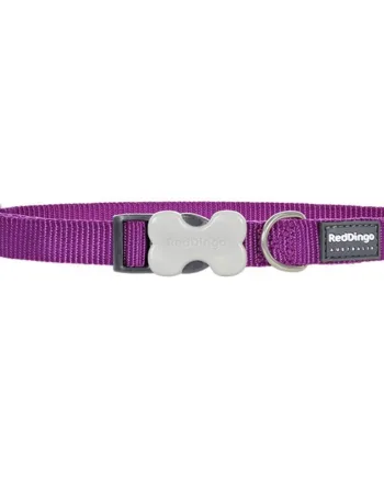 Red Dingo Halsbånd, Classic Lila, 41-63 cm