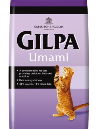 15 kg Gilpa Umami kattemad med kylling