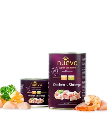 Nuevo Vådfoder Kat, Chicken & Schrimps, 400g