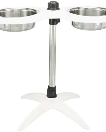 Trixie Melamin Hundeskål – Hvid, 2,4 Liter på Udsalg!