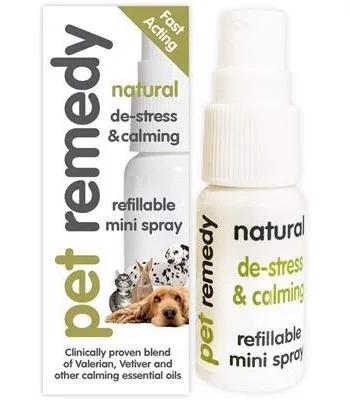 Pet Remedy Mini Beroligende Spray til Dyr, 15ml – Stressfri!