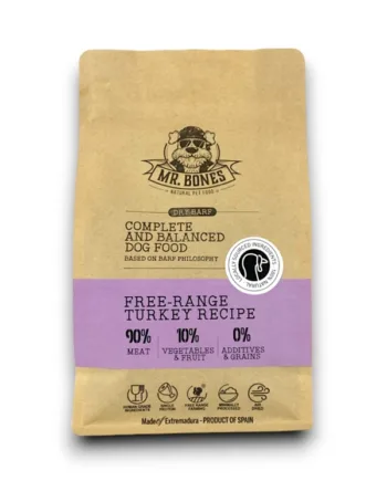 Mr. Bones Tør BARF Tyrkisk Opskrift 1 kg - Fantastisk Tilbud!