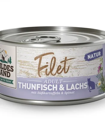 Wildes Land Cat Filet Tuna & Salmon dåsemad, 80g