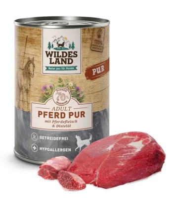 Wildes Land Pur Hest Dåsemad 400g - Kvalitetsfoder Tilbud!