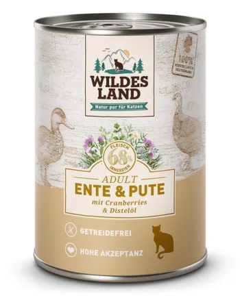 Wildes Land Cat Duck & Turkey With Cranberries, 400g