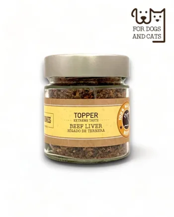Mr. Bones Toppers Kalveliver 100g – Lækre hundegodbidder!