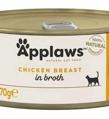 Applaws Cat Dåsemad, Chicken Breast in Broth, 70g