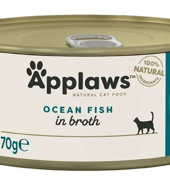 Applaws Cat Dåsemad, Ocean Fish in Broth, 70g