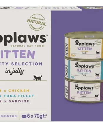 Applaws Kitten Dåsemad, Kitten Selection in Jelly, 6x70g