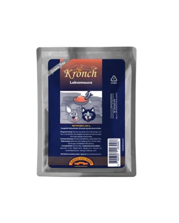 Kronch Lakse Mousse 300g – Uimodståelig hundesnack på tilbud!