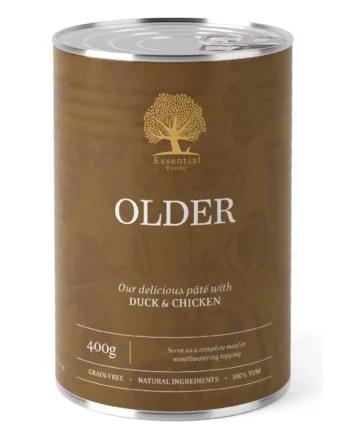 Essential Older Paté til seniorhunde, 400g - Køb nu!