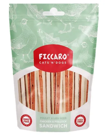 FICCARO Chicken and Pollock Sandwish, 100g
