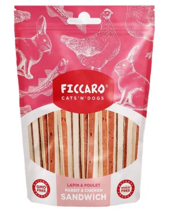 FICCARO Rabbit and Chicken Sandwish, 100g