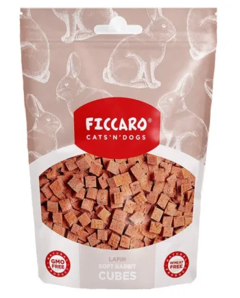 FICCARO Soft Rabbit Cubes, 100g