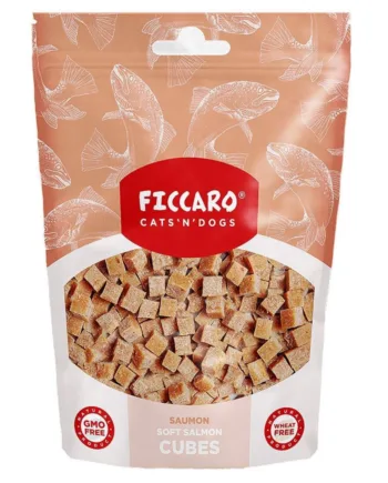 FICCARO Soft Salmon Cubes, 100g