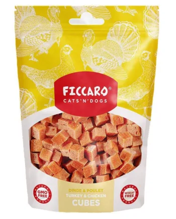 FICCARO Turkey and Chicken Cubes, 100g