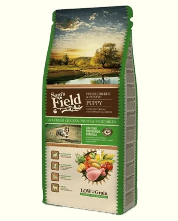 Sams Field Puppy med kylling, 13 kg