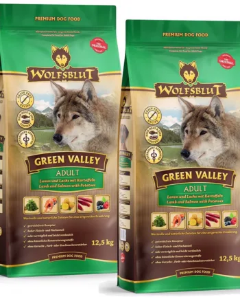 2 x 12,5 kg Wolfsblut Green Valley Adult – Fantastisk Tilbud!