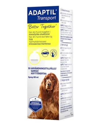 Adaptil Transport Spray til Hunde - Beroligende 60 ml