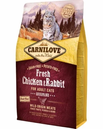 Carnilove Cat Adult Chicken & Rabbit, 2 kg