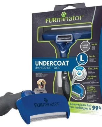 FURminator deShedding Børste til Langhårede Hunde - Tilbud!