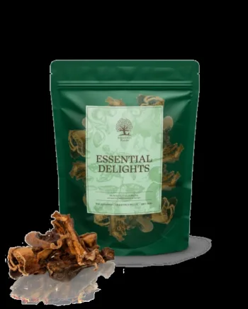 Naturlige Tørrede Lammelunger til Hunde - 120g Snack