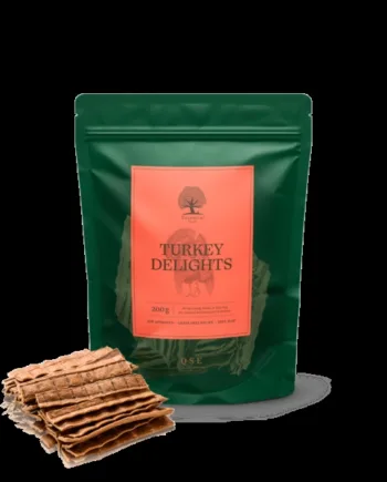 Kornfri kalkun træningsgodbidder - Sund hundesnack!