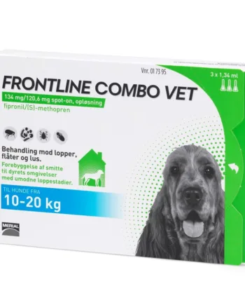 Frontline Combo loppemiddel til hunde - 3 stk tilbud!