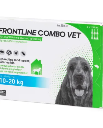 Frontline Combo til hunde 10-20 kg – Bonuspakke med 6 stk.