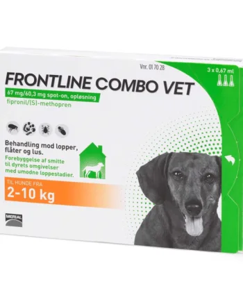 Frontline Combo loppemiddel til hunde 2-10 kg - 3 stk.