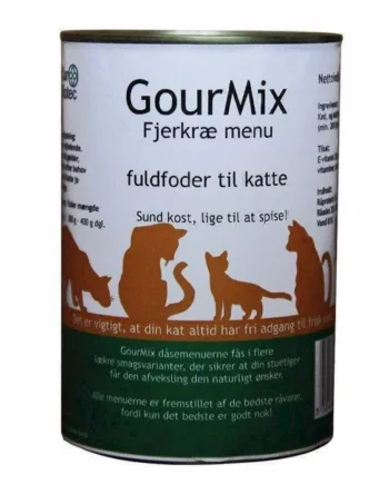 GourMix luksus kattemad med fjerkræ, 400g – Fantastisk tilbud!