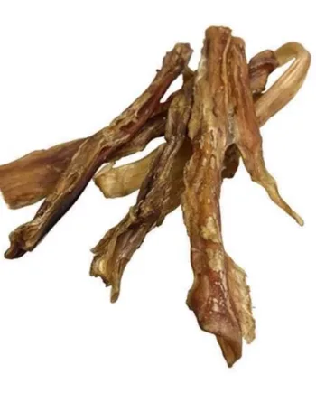 Naturlige tørrede hjortenakkesener til hunde - 200 g snack