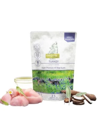 Isegrim Vådfoder med Kalkun, 410g – Sundt Foder til Hunde