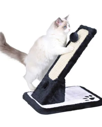 Skråt kradsebræt med legetøj – Fantastisk tilbud til katte!