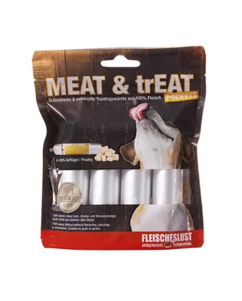 Meat & treat pocket kylling, 4 x 40 gr