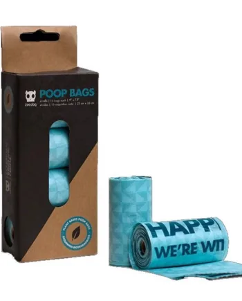Poop Bags miljøvenlige hømhøm poser, 4 ruller
