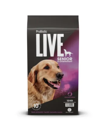 12 kg. ProBiotic LIVE Senior eller overvægtige