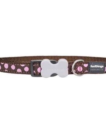 Red Dingo Halsbånd, Pink Spot, 41-63 cm