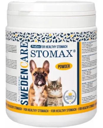 Stomax hundetilskud med præbiotika til sund fordøjelse, 200g