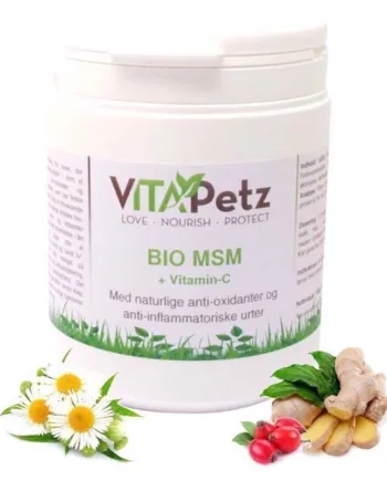 VitaPetz Bio MSM og Vitamin-C, 150g