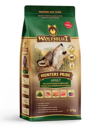 WolfsBlut Hunters Pride Adult hundefoder, 2 kg