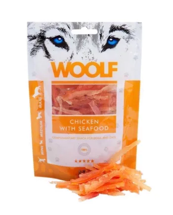 WOOLF Kylling og Skaldyr Godbidder til Hunde - Tilbud!
