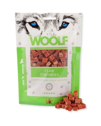 WOOLF Lam Chunkies – Naturlige hundegodbidder til din hund