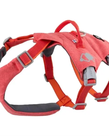 Hurtta Safeguard ECO sele med refleks i jordbærfarve