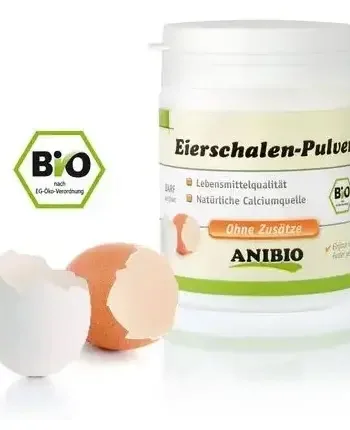 ANIBIO Calcium+ Æggeskal Pulver til Hunde – Sundhed! 320g