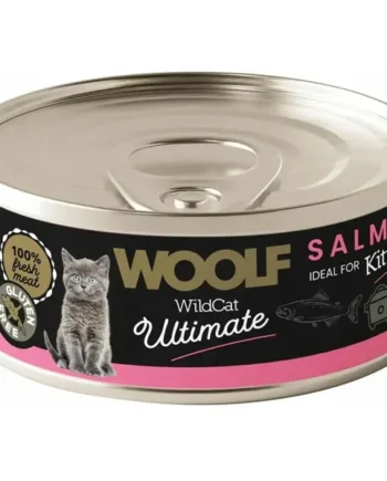 Woolf Ultimate Laks til killinger - 12 x 85g dåsemad