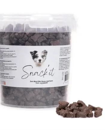 SnackIt Mini Kanin Knogler 500g – Hundegodbid Tilbud!