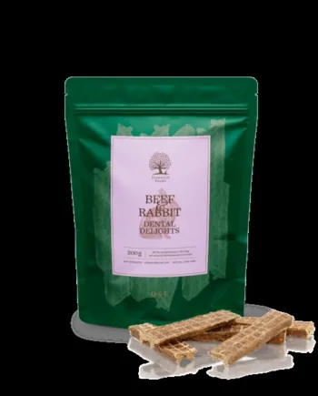 Kornfri Tandrensende Godbidder med Okse & Kanin, 200g