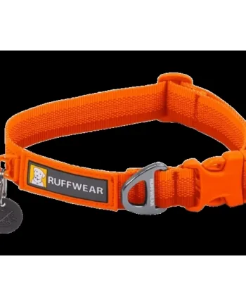 Ruffwear Front Range hundehalsbånd - Blaze Orange tilbud!
